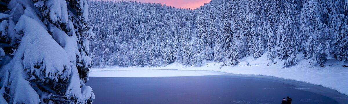 Le lac de Corbeau dans les vosges