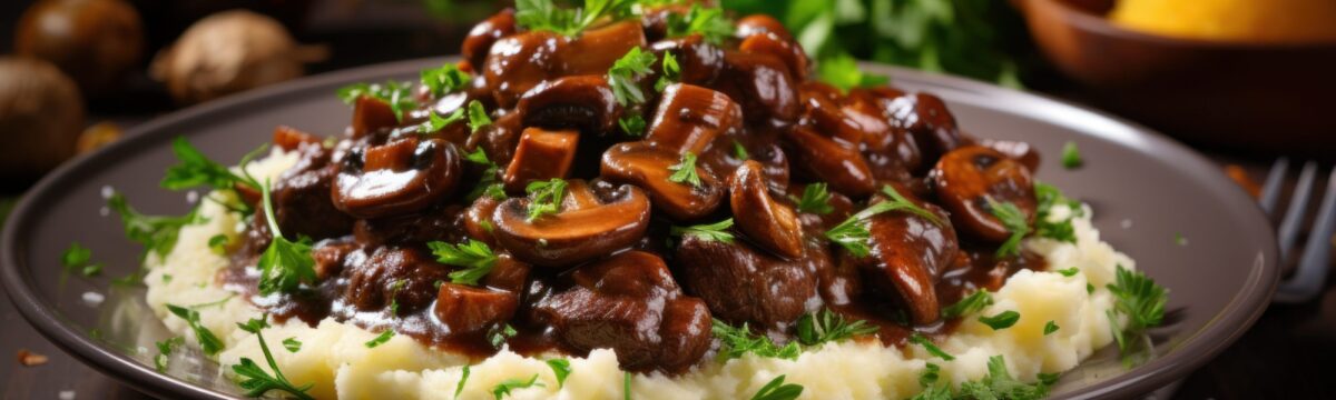 Bourguignon de champignon