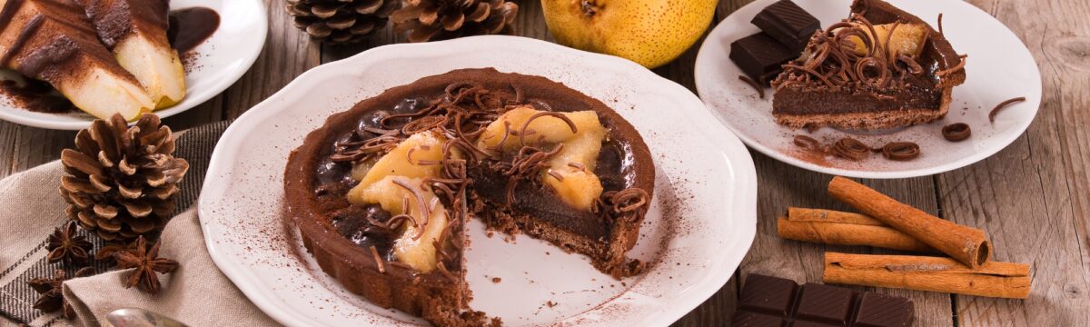 Recette tarte poire-chocolat 