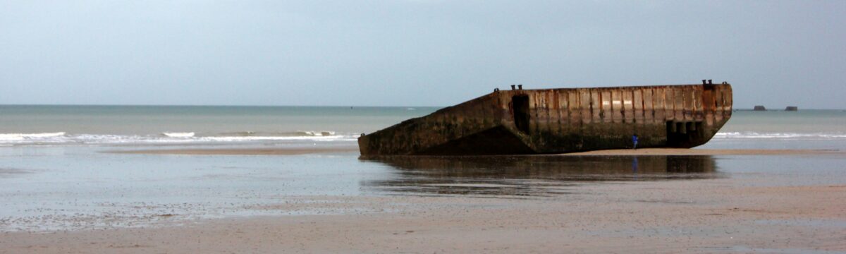 Plage du débarquement Normandie