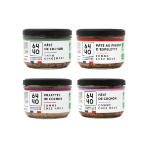 Lot de 4 pâtés bio