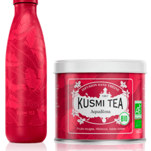 Coffret gourde isotherme + infusion Kusmi Tea