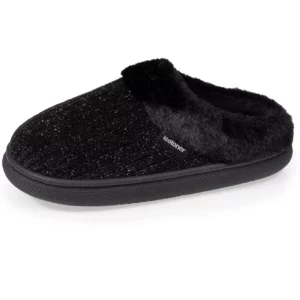 Chaussons mules Isotoner noir