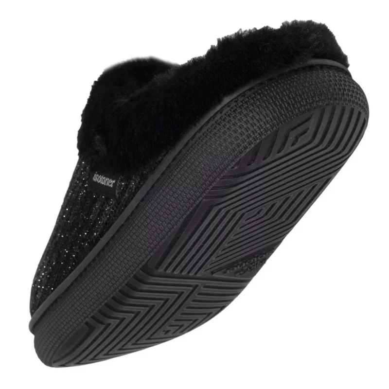 Chaussons mules Isotoner noir